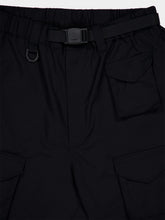 Y-3 Black Refined Wool Cargo Tracksuit Trousers