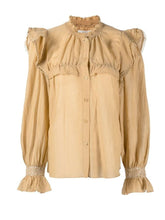 Isabel Marant Lace and cotton blend blouse