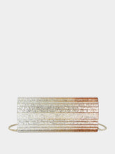 Jimmy Choo Sweetie Metallic Dégradé Glitter Plexi Clutch Bag