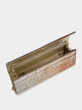 Jimmy Choo Sweetie Metallic Dégradé Glitter Plexi Clutch Bag