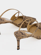 Jimmy Choo Anise 75 Kigali Snake Print Mules