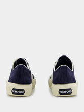 Tom Ford Midnight Blue Suede Cambridge Sneaker