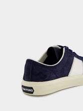 Tom Ford Midnight Blue Suede Cambridge Sneaker