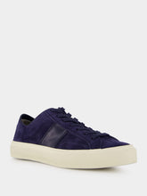 Tom Ford Navy Suede Cambridge Sneakers