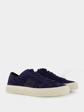 Tom Ford Navy Suede Cambridge Sneakers