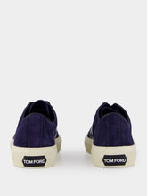 Tom Ford Navy Suede Cambridge Sneakers