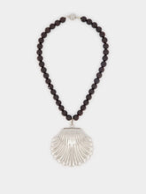 Julietta Holbox Garnet Shell Pendant Necklace