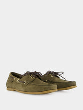 Tom Ford Olive and Amber Robin Suede Loafers