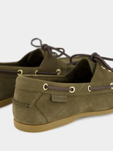 Tom Ford Olive and Amber Robin Suede Loafers