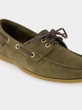 Tom Ford Olive and Amber Robin Suede Loafers