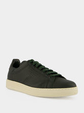 Tom Ford Pine Green Warwick Leather Sneakers