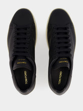 Tom Ford Black Grain Leather Warwick Sneaker