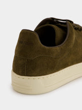 Tom Ford Olive Green Suede Warwick Sneakers