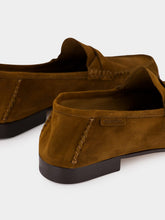 Tom Ford Whisky Brown Leather Loafers