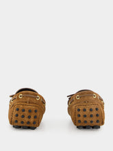 Tom Ford Dark Whiskey Suede Rod Driver Moccasins