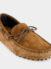 Tom Ford Dark Whiskey Suede Rod Driver Moccasins