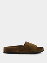 Tom Ford Brown Wicklow Suede Slides