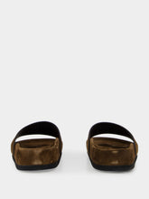 Tom Ford Brown Wicklow Suede Slides