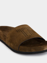 Tom Ford Brown Wicklow Suede Slides