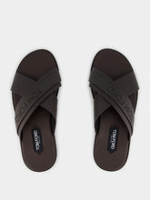 Tom Ford Brown Preston Smooth Leather Sandals