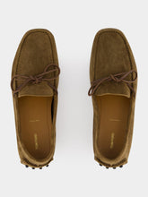 Tom Ford Dark Taupe Suede Loafers