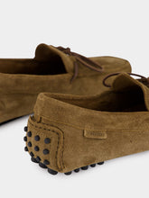 Tom Ford Dark Taupe Suede Loafers