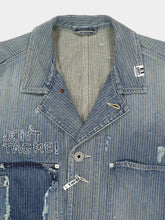 Maison Mihara Yasuhiro Indigo Blue Stripe Denim Chore Jacket