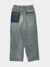 Maison Mihara Yasuhiro Indigo Blue Stripe Denim Bush Pants