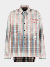 Maison Mihara Yasuhiro Vintage Like Check Cotton Buttoned Shirt
