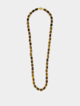 Julietta Donna Tigers Eye Rhodium-Plated Brass Necklace