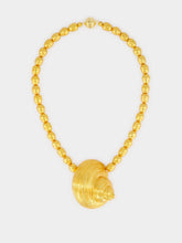 Julietta Gold Mykonos Shell Pendant Necklace