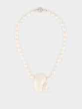 Julietta Pearl Mykonos Shell Pendant Necklace