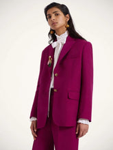 La DoubleJ Solid Purple Cady Wool Jones Jacket