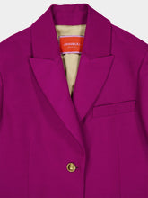 La DoubleJ Solid Purple Cady Wool Jones Jacket