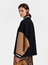 La DoubleJ Black Wool Brooklyn Bomber Jacket