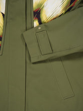 La DoubleJ Solid Green Buttoned Parka in Windsor Cotton