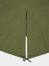 La DoubleJ Solid Green Buttoned Parka in Windsor Cotton