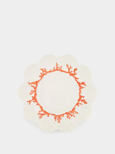 Les Ottomans Saint Jacques Coral Dessert Plate