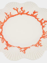 Les Ottomans Saint Jacques Coral Dessert Plate
