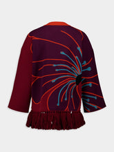 Paula Jade Burnt Henna Jacquard Sweater