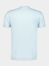 Tom Ford Glass Blue Lyocell Cotton Crew T-Shirt
