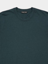Tom Ford Pine Green Lyocell Cotton Crew Neck T-Shirt