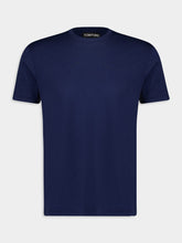 Tom Ford Sea Blue Lyocell Cotton T-Shirt