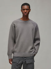 Y-3 Grey 3S Knit Crew Sweater