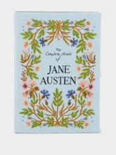Olympia Le-Tan Jane Austen Light Blue Embroidered Clutch