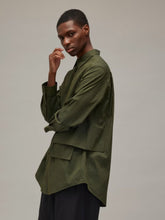 Y-3 Front Pocket Green Shirt