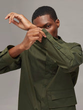 Y-3 Front Pocket Green Shirt