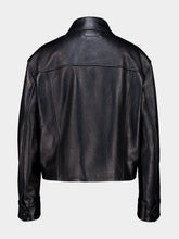 Marni Black and Brown Leather Jacket with Crust