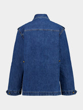 Blazé Milano Nariida Sapphire Sahariana Denim Jacket