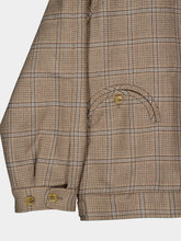 Blazé Milano Saona Beige Chausie Check Wool Jacket
